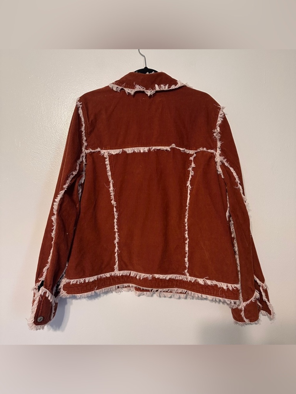 Free People Heartland Workwear Corduroy Jacket size XL Brown - Picture 8 of 8